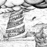Ilustración la torre de babel