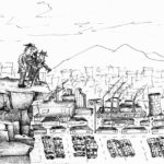 Ilustración la tentación de Peatón